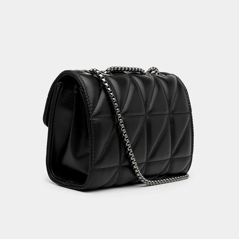 Lingge bag chain bag single shoulder bag diagonal cross style crossbody bag for women image 6