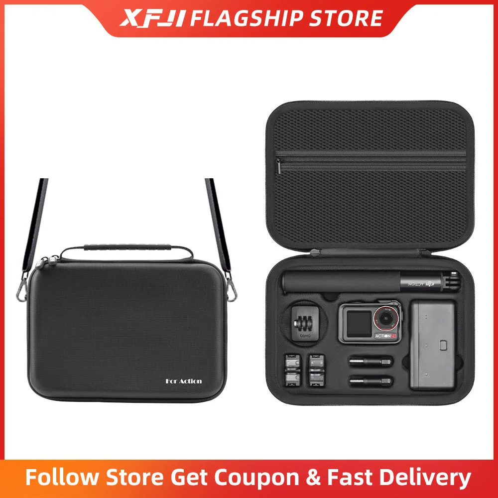 Storage Bag Compatible with DJI Osmo Action 5 Pro Action 4 3 Sports Camera Shoulder Bag Portable Travel Prevention Handbag Box
