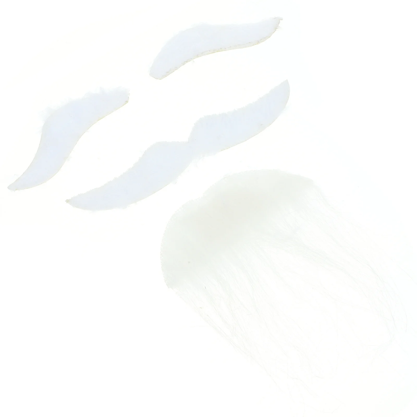 

1Set Fake Beard Mustache Eyebrow Cloth Prop Cosplay Artificial Beard Halloween Party Performance Costume Accessory
