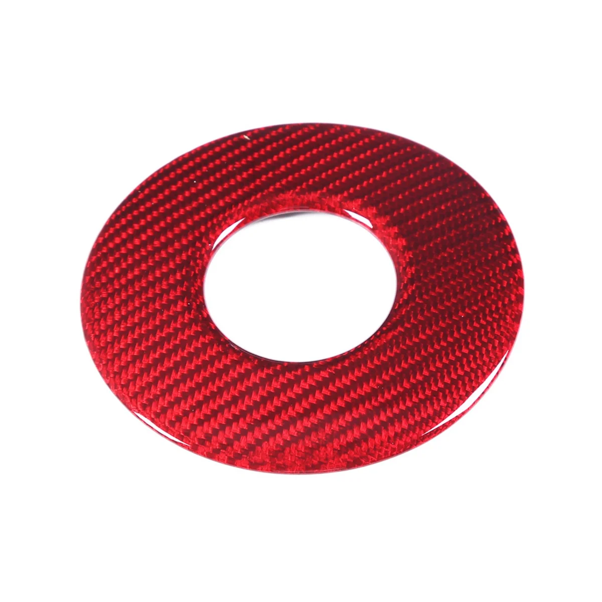 For Toyota 86 GT86 2012-2020 Dry Carbon Fiber Car Steering Wheel Central Decorative Cover Trim Accessories, Red