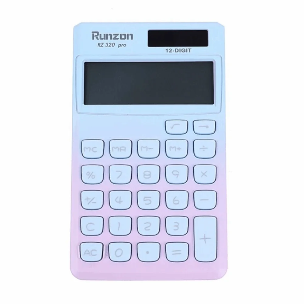

8 Digits Cute Calculator Large Screen Mechanical Keyboard Arithmetic Calculator Durable Anti-fall Mini Pocket Calculator