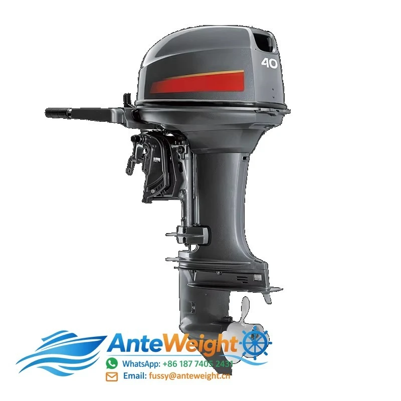 2-Stroke 40HP Outboard Efficient Fuel Consumption Motor with Outboard Boat Engine Pre-Mix Fuel System Power