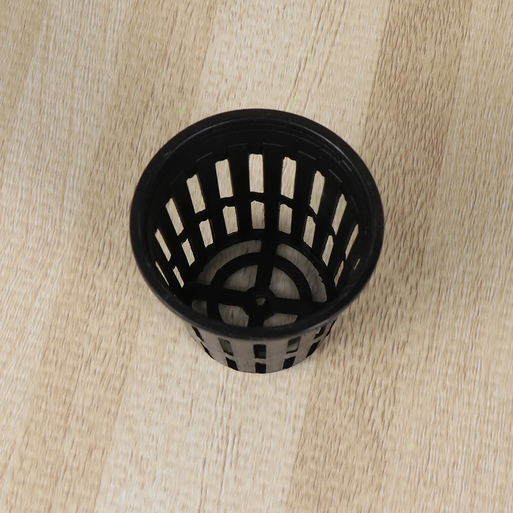 

50Pcs Plastic Net Pots Hydroponic Planting Buckets Durable Breathable Soilless Culture Nursery Planting Net Bucket