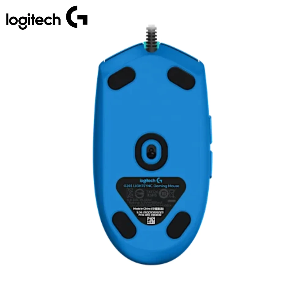 لوجيتك G102 LIGHTSYNC RGB ماوس ألعاب سلكي 8000 ديسيبل متوحد الخواص 6 أزرار قابلة للبرمجة لأجهزة الكمبيوتر المحمول لألعاب LOL FPS