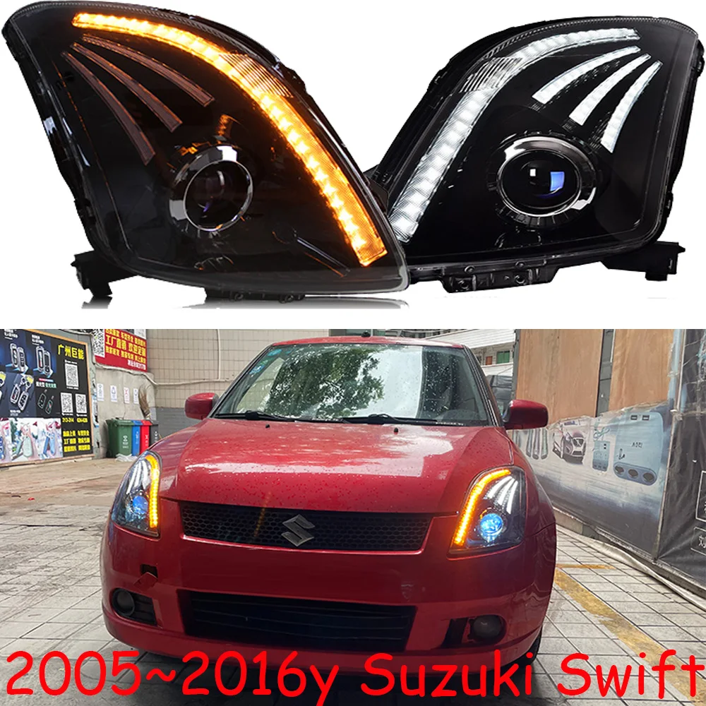 

Car bumper headlamp Swift headlight 2005~2016y hid xenon LED DRL car accessories head light swift fog light