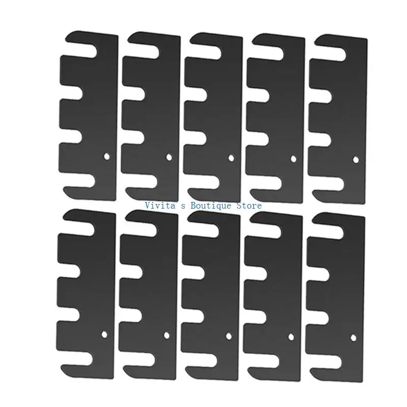 

10Pcs Metal Door Hinge Spacers Reinforcement Plates Stainless Steel Door Hinge Shims Hardware Easy Installation M76D