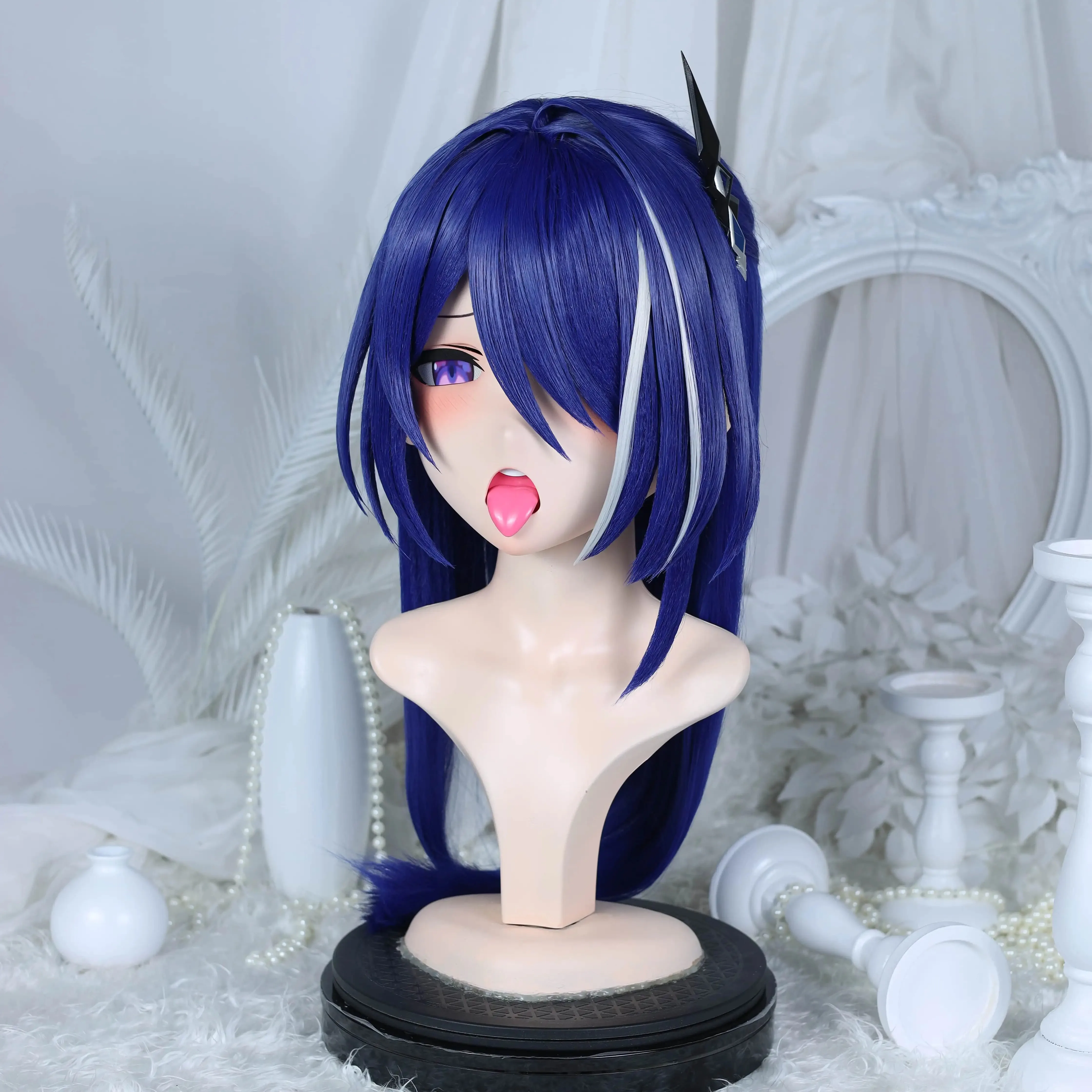 Kigurumi Huangquan NFD full head with lock cosplay head shell props costume anime game