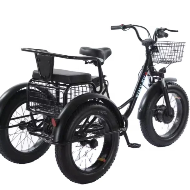 

Three wheeled motorcycles electric tricycles 1000W adult electric freight transportation leisure bicycles tricycles