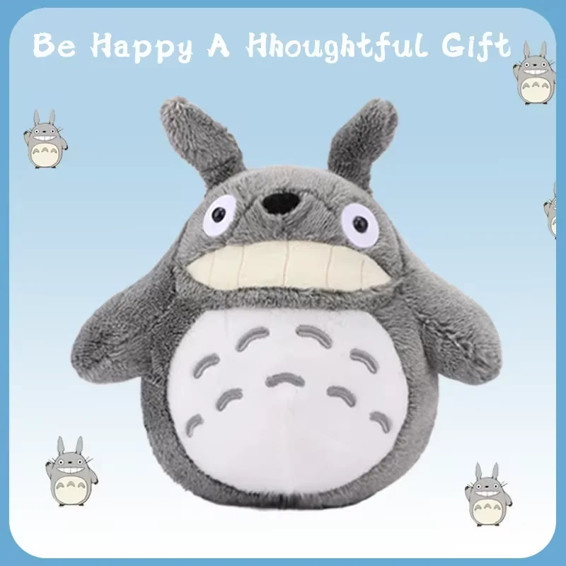 Cute Soft Cartoon Animal Character Bare Teeth Cat Plush Toy Animated Around a Fun Birthday Gift for a Child Sleeping Companion