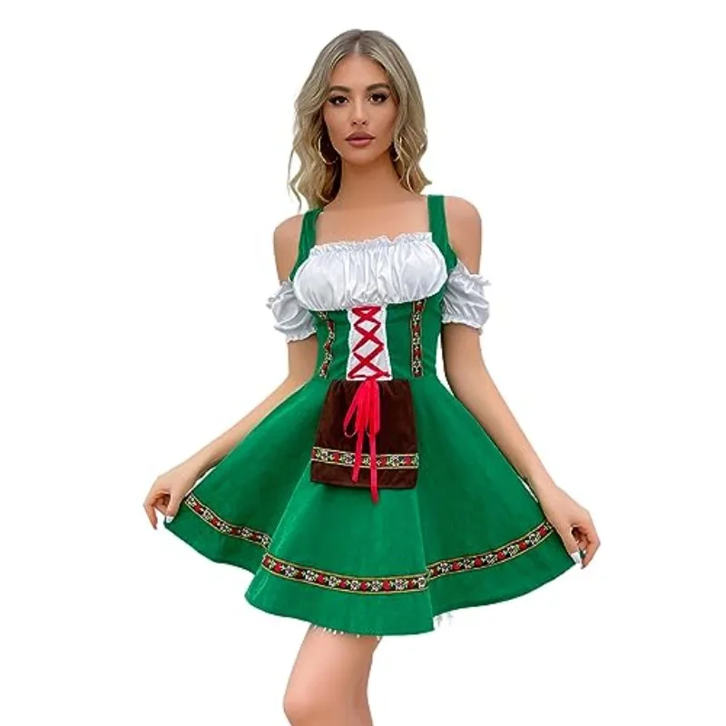 Women Carnival Clothing Oktoberfest Outfits Women Bodycon Dress Traditional 2024 Suitable for Bavaria Germany Oktoberfest