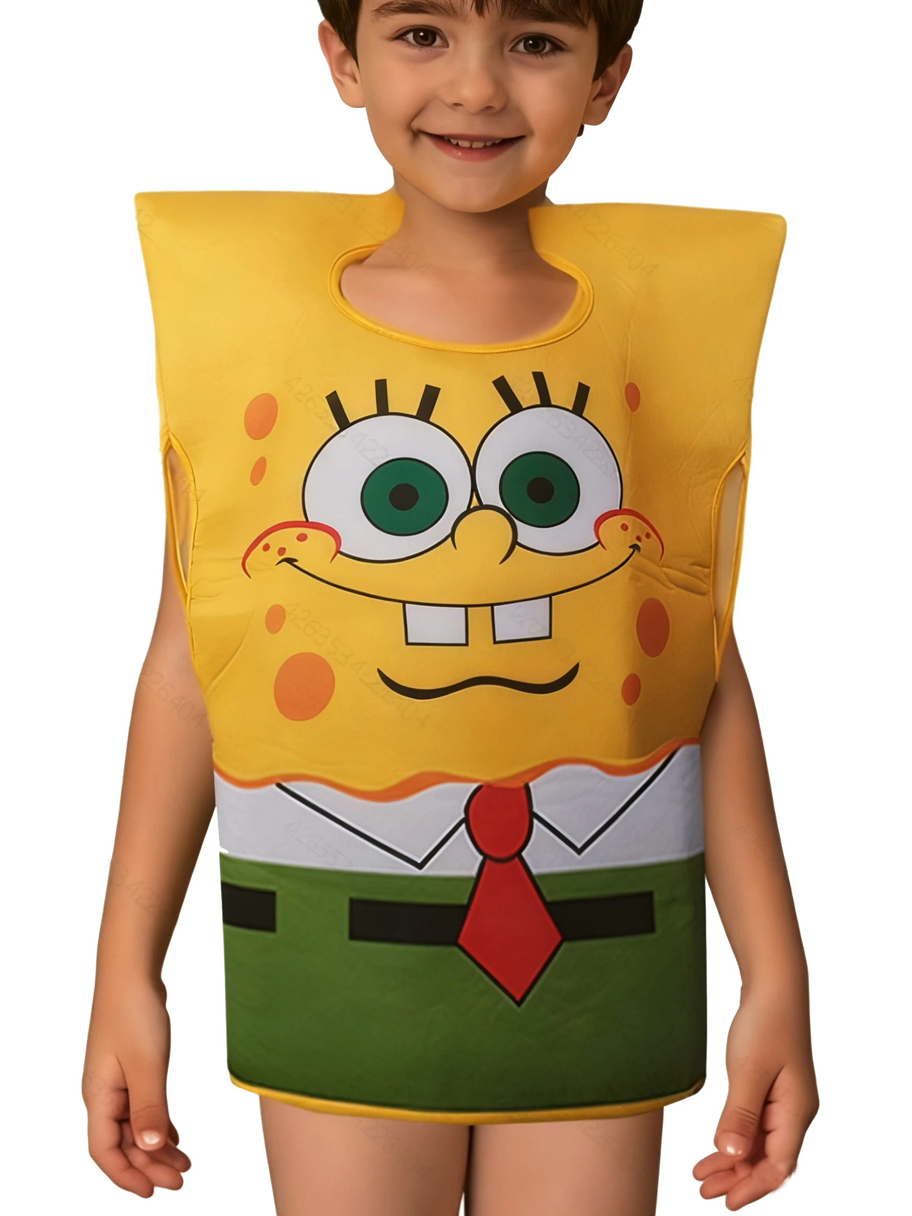 Costume d'halloween pour enfants, costume d'anime Patrick Star, pantalon carré éponge, costume de cosplay