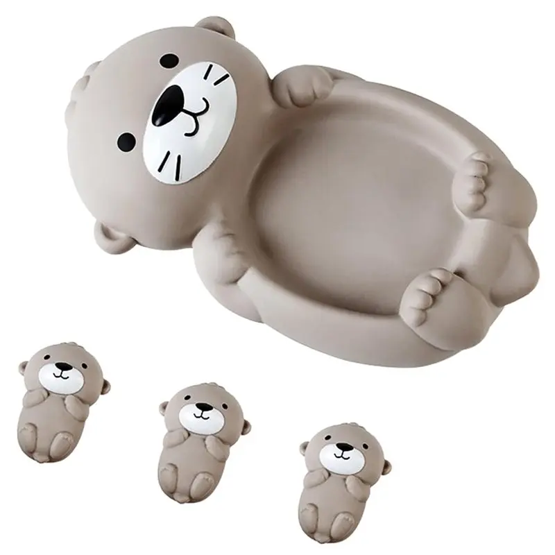 

Плавающая резиновая ванна, 4 шт., милая, штабелируемая, легко чистится, безопасная для ванны для малышей