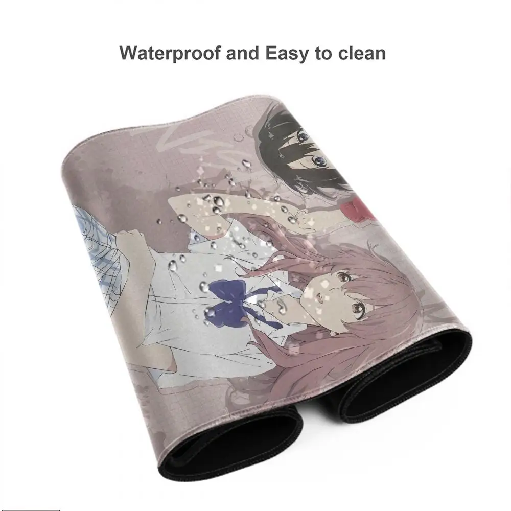 Koe No Katachi ماوس الوسادة ألعاب كول جديد 80x30 سنتيمتر نوت بوك ماوس حصيرة لوحة ماوس للألعاب كبيرة رائعتين ماوس الكمبيوتر مكتب بادماوس الحصير #4