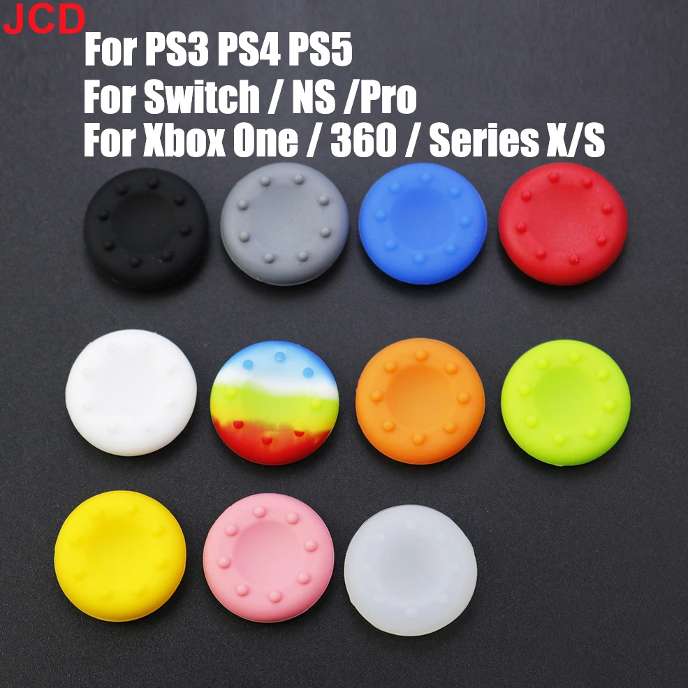 

1pcs Silicone Thumb Stick Grip Joystick Cap Cover For PS5 PS4 Xbox One 360 Series X/S NS Switch PRO Controller Thumbstick Cap