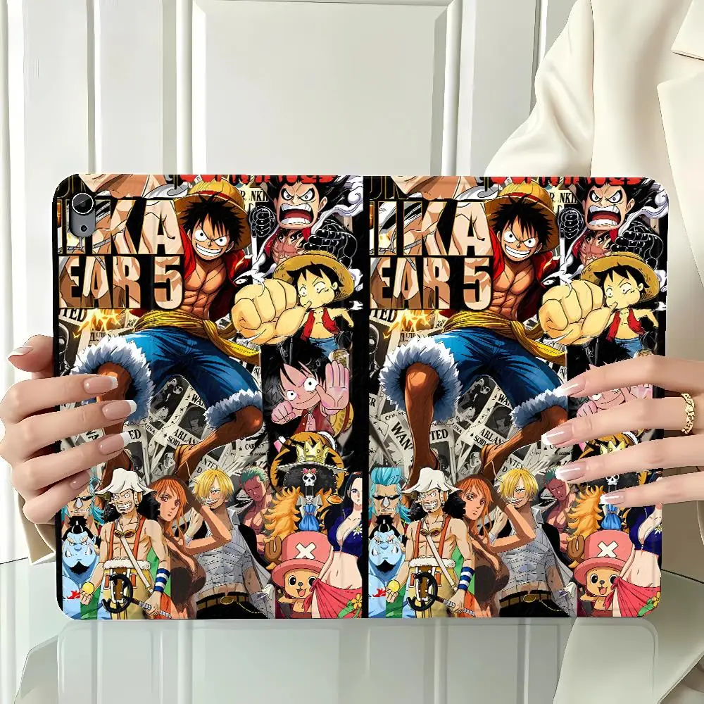 Case for Apple iPad 10th 7/8/9th Air 11 13 M4 M3 M2 A16 2026 Pro11 13 with Pencil Slot Air 4/5/6th Anime One P-Pieces