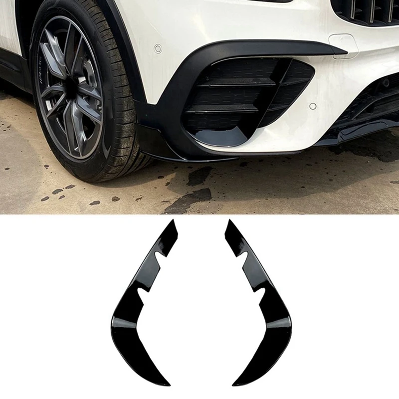 Fog Light Grille Decorative Front Wind Knife Car Sticker Modified Car For Mercedes-Benz GLB Class X247 GLB200 GLB35 AMG