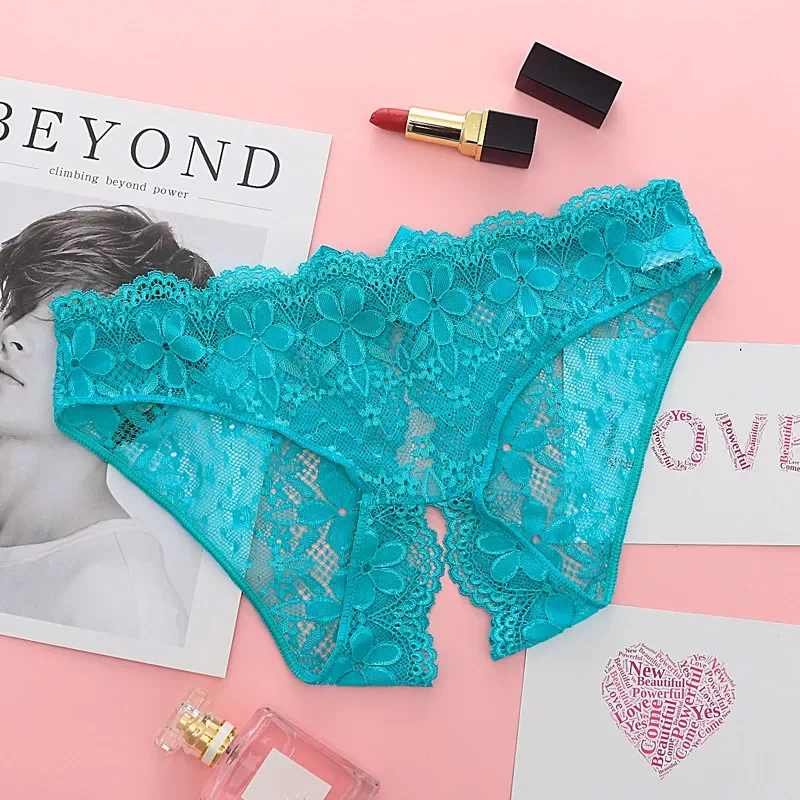 Sıcak Satış Bayan Dantel Samimi Seksi Kadın Aksesuarları Açık Kasık Külot Şeffaf Papyon Lingerie Kadın Kısa Iç Çamaşırı Seks