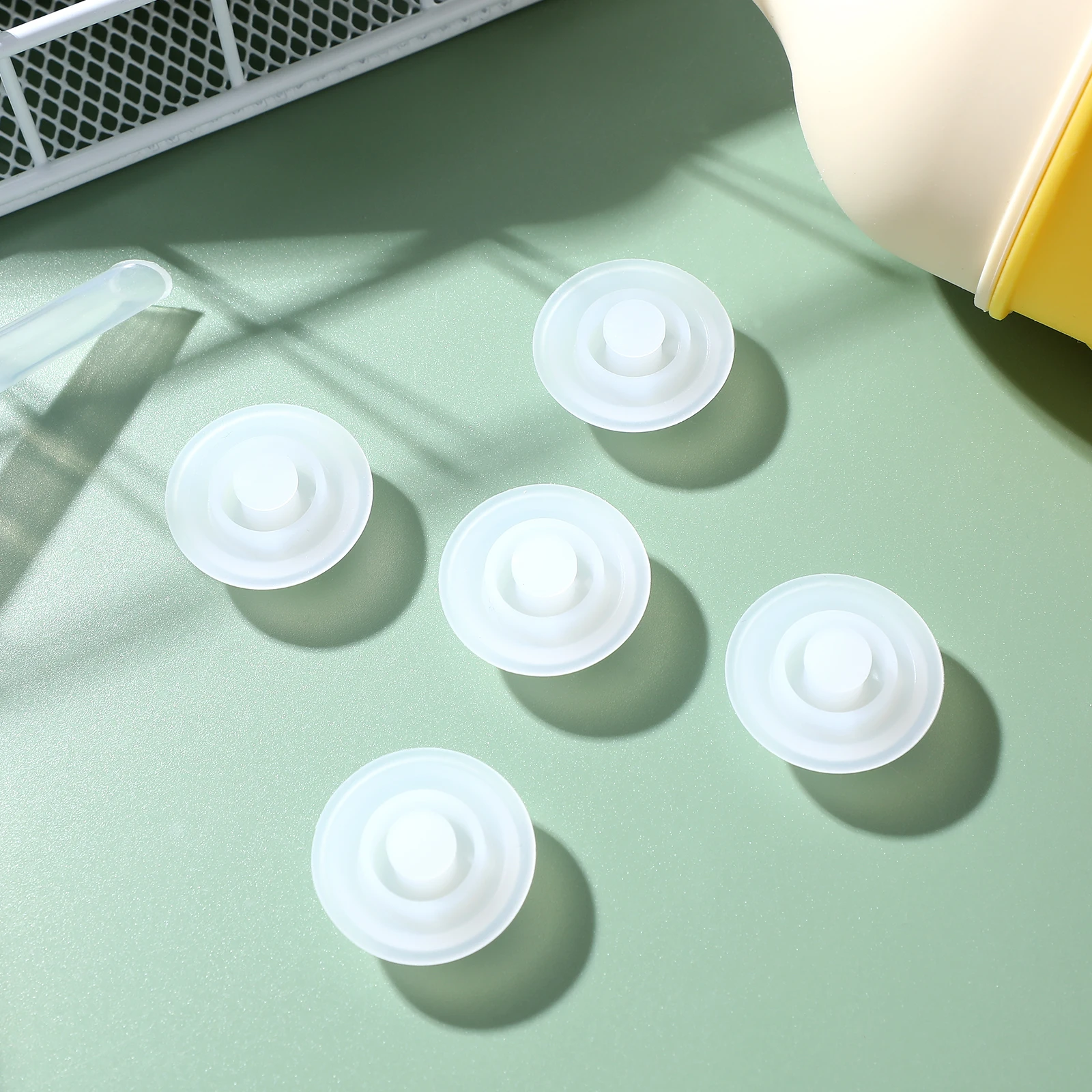 

5pcs Silicone Spill Proof Stoppers Bottles Reusable Leak Resistant Cap Accessories Lightweight Replacement Plugs