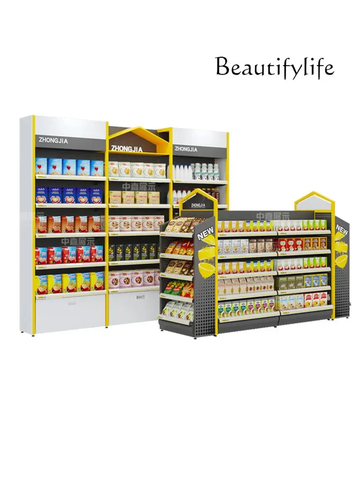 Supermarket Shelf New Shelf Convenience Store Zhongdao Display Rack Snack All-in-One Cabinet Bar Counter