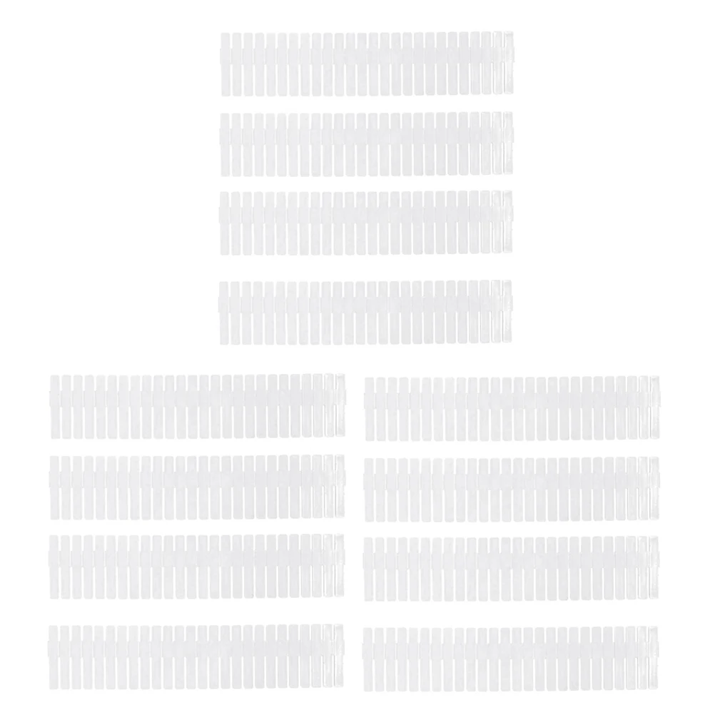 

12pcs Drawer Plates Dividers Clothes Kitchen Household Organizer Drawer Dividers White Plastic Storage Solution