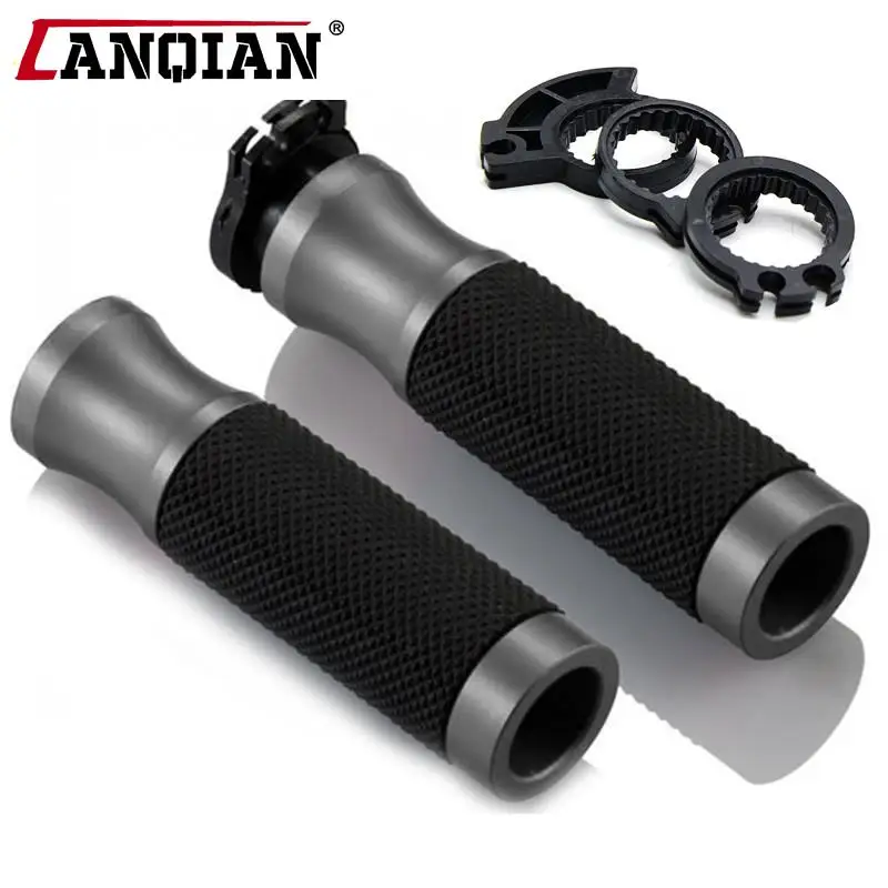 

Motorcycle 22mm CNC Aluminum Rubber Gel Handle Bar Grip Hand Grips for Scooter LT LX GT GTS GTV 300 250 125 200 Sprint 150