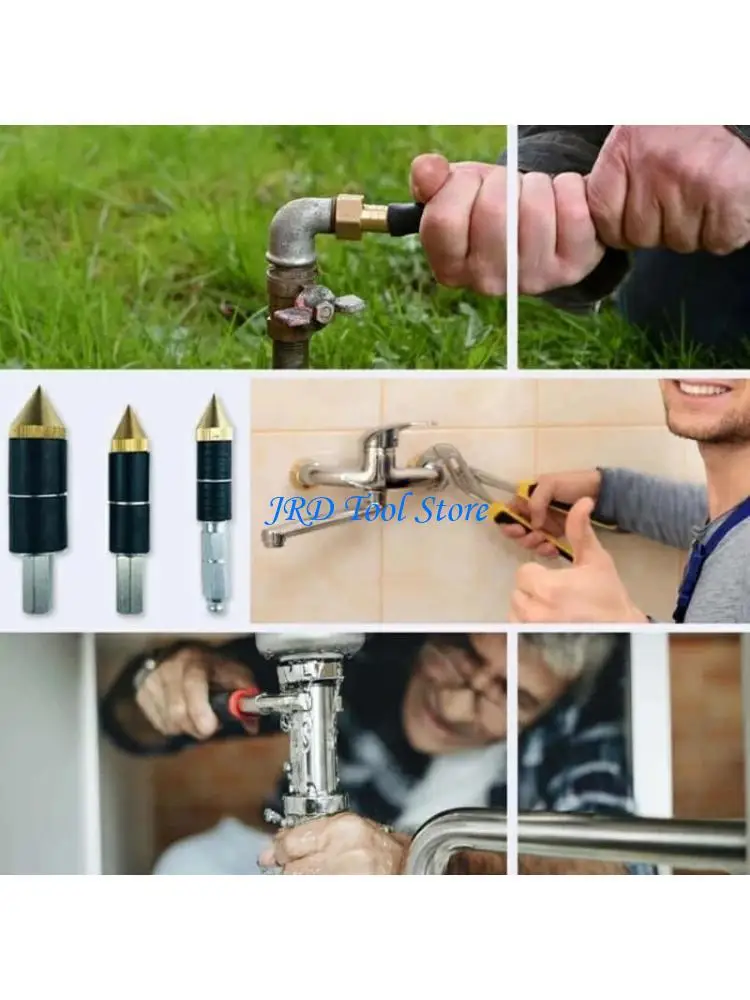

A2UD 1 Set Plumbing Wrench Universal Water Pipe Pin Water Stoppers Water Stop Tool