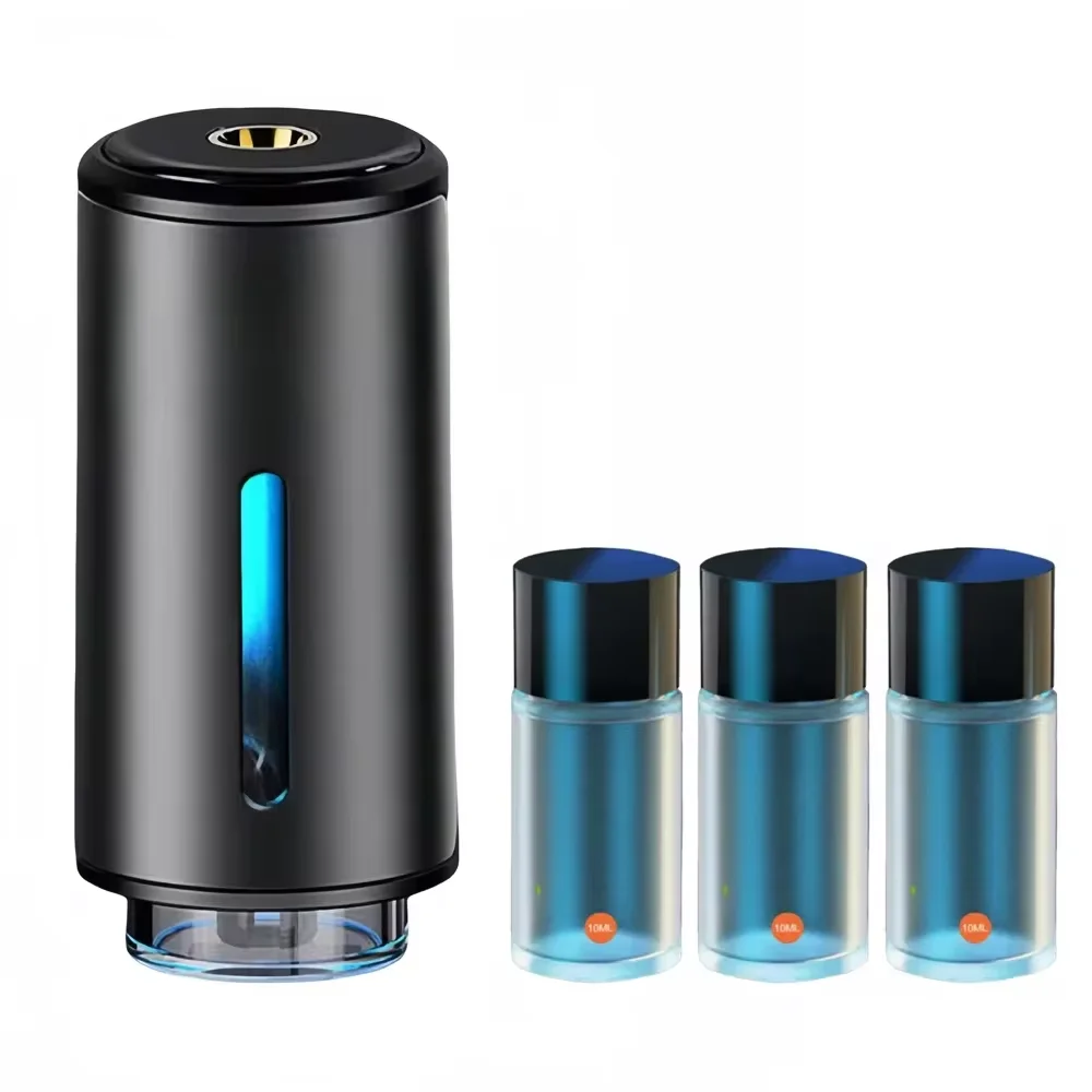 XMSJ Auto Lufterfrischer Elektrische Auto Aroma Diffusor Auto Air Vent Ätherisches Öl Nebel Luftbefeuchter Duft Diffusor Aromatherapie 6