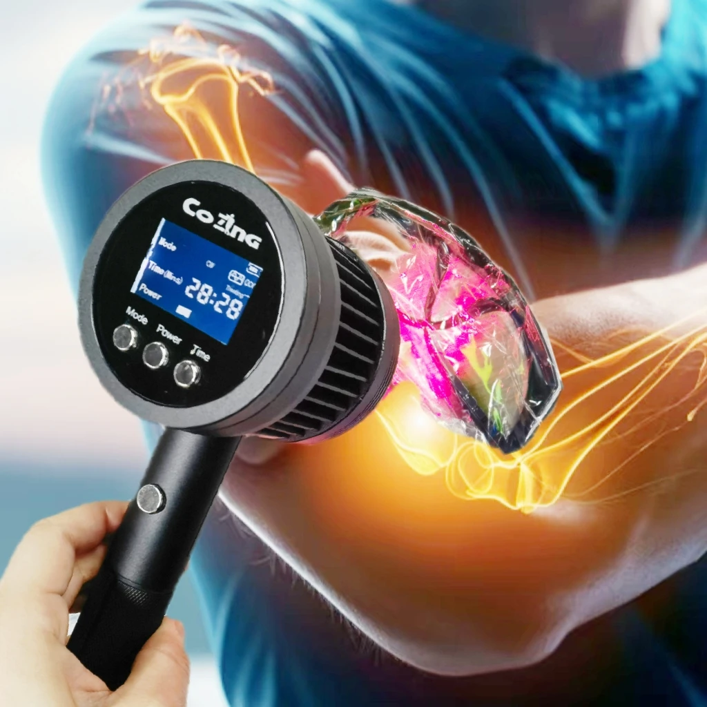 

COZING Portable Cold Laser Physiotherapy Machine Effective Treatment for Waist, Knee, Neck Pain & Arthritis Relief