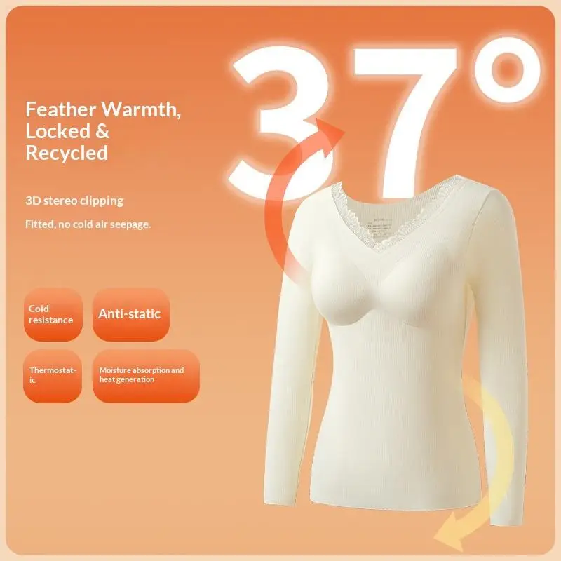 

Женская осенне-зимняя бархатная термокуртка с перьями, жилет «два в одном», без бюстгальтера, с длинными рукавами, антибактериальная, корректирующая фигуру, постоянная