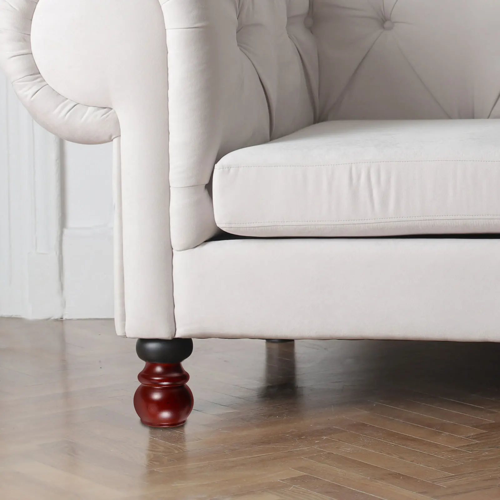 

Furniture Legs Wooden Table Short Dresser Leg Chair Leg Extender Adjustable Height Sofa Feet Replacement Wood Legs