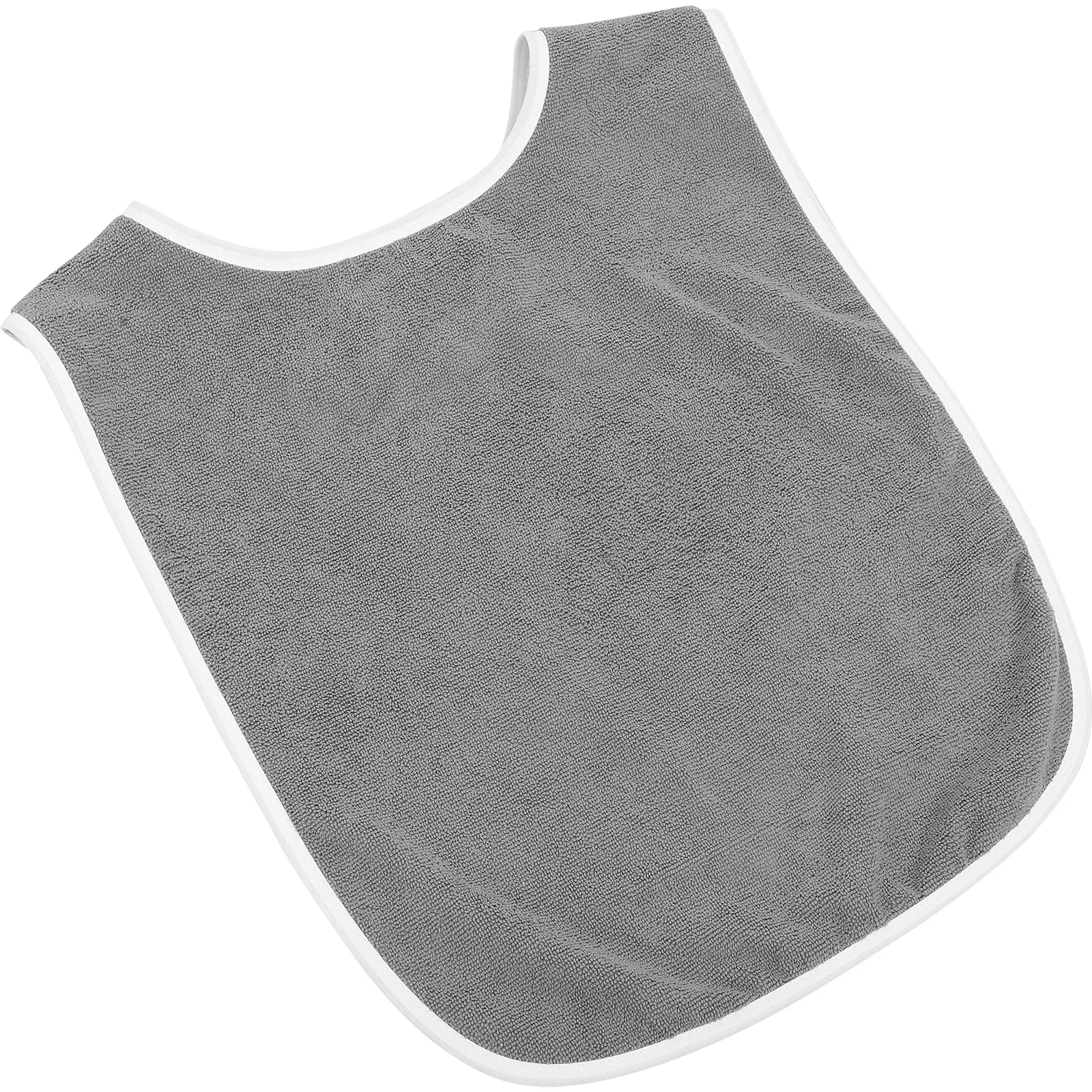 

Adjustable Adult Bib for Eating Protection Reusable Food Stain Resistant Drool Cloth for Elderly Seniors Special Needs Mealtime