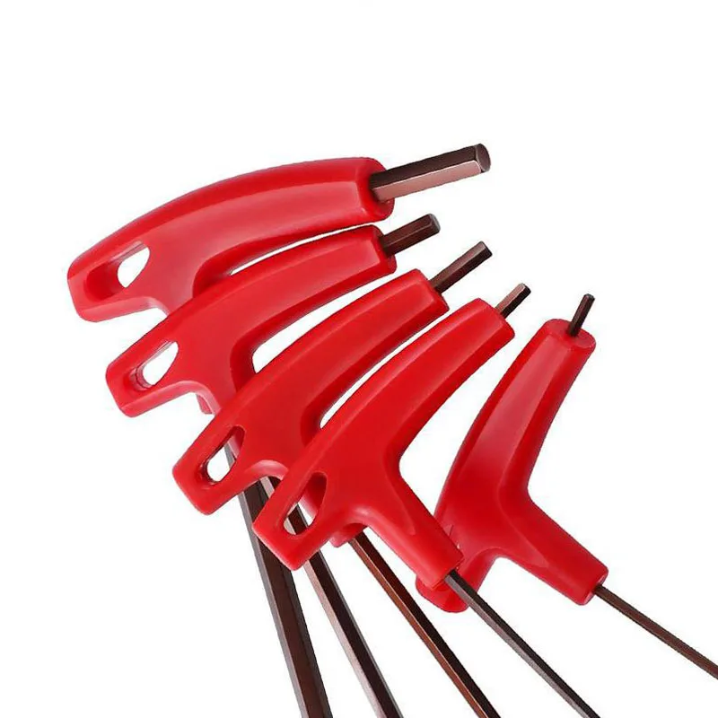 1Pcs Allen Keys Hand Tool Hexagon Set Extra Long Type 400mm  T-Handle Hex Key Wrench Flat Head Hex Socket Screwdriver