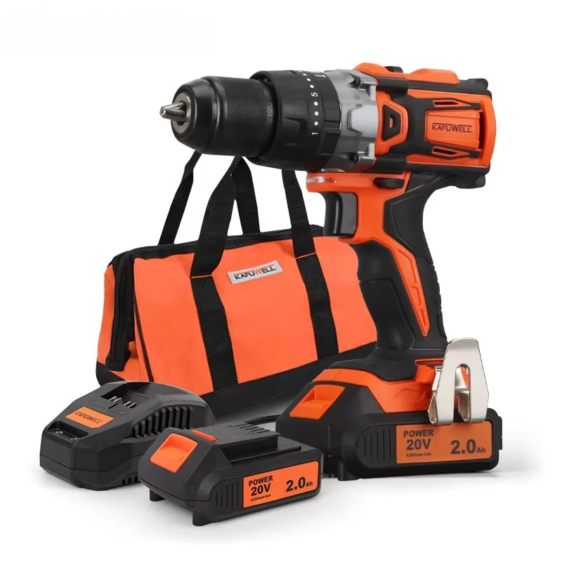 

PA4501HB-W-2D-1 Customized Brushless Cordless Drill 20v Battery Hammer Screw Driving 13mm Power Drills 60nm