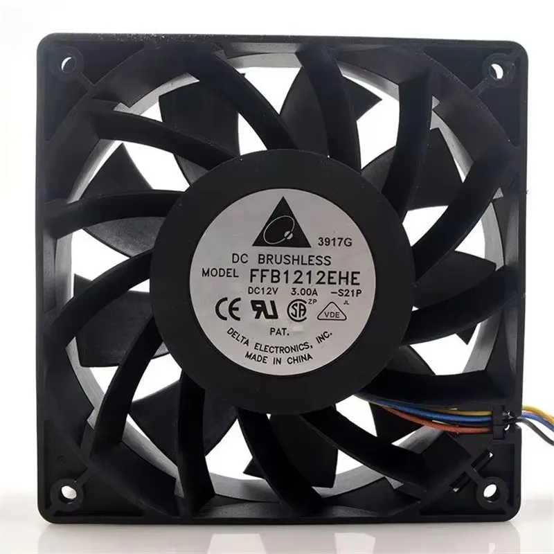 

Оригинальный FFB1212EHE 12 В 120*120*38 мм 3,00 А 12 см жестокий ШИМ-контроль температуры вентилятор охлаждения сервера
