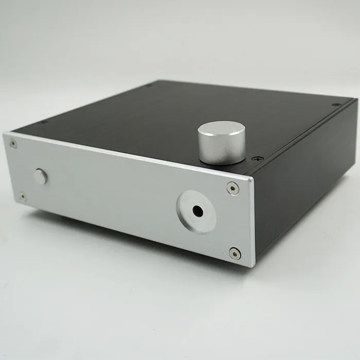 

216 Preamp All Aluminum Alloy Chassis Power Supply Case Silver Front Black Rear