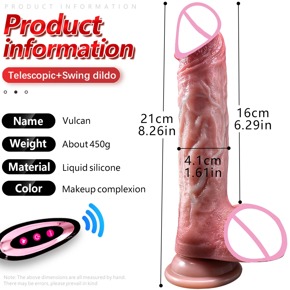 Thrusting Dildo Vibrators for Women Realistic Penis Vibrating Dildo with Remote Control Vibrator Anal Sex Toy with Suction Cup