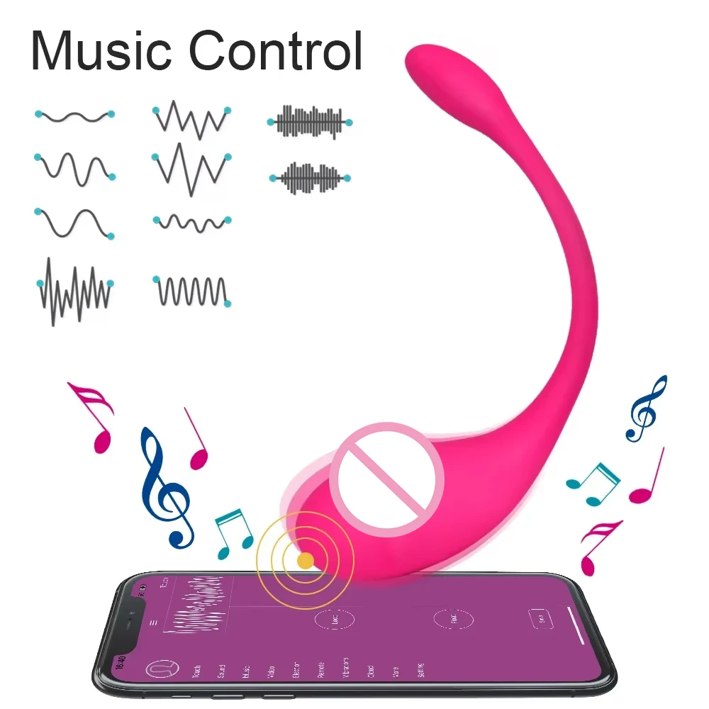 Aplikasi nirkabel telur bergetar untuk wanita Stimulator klitoris dapat dipakai G Spot Vibrator cinta telur Masturbator Wanita mainan seks dewasa 18 +