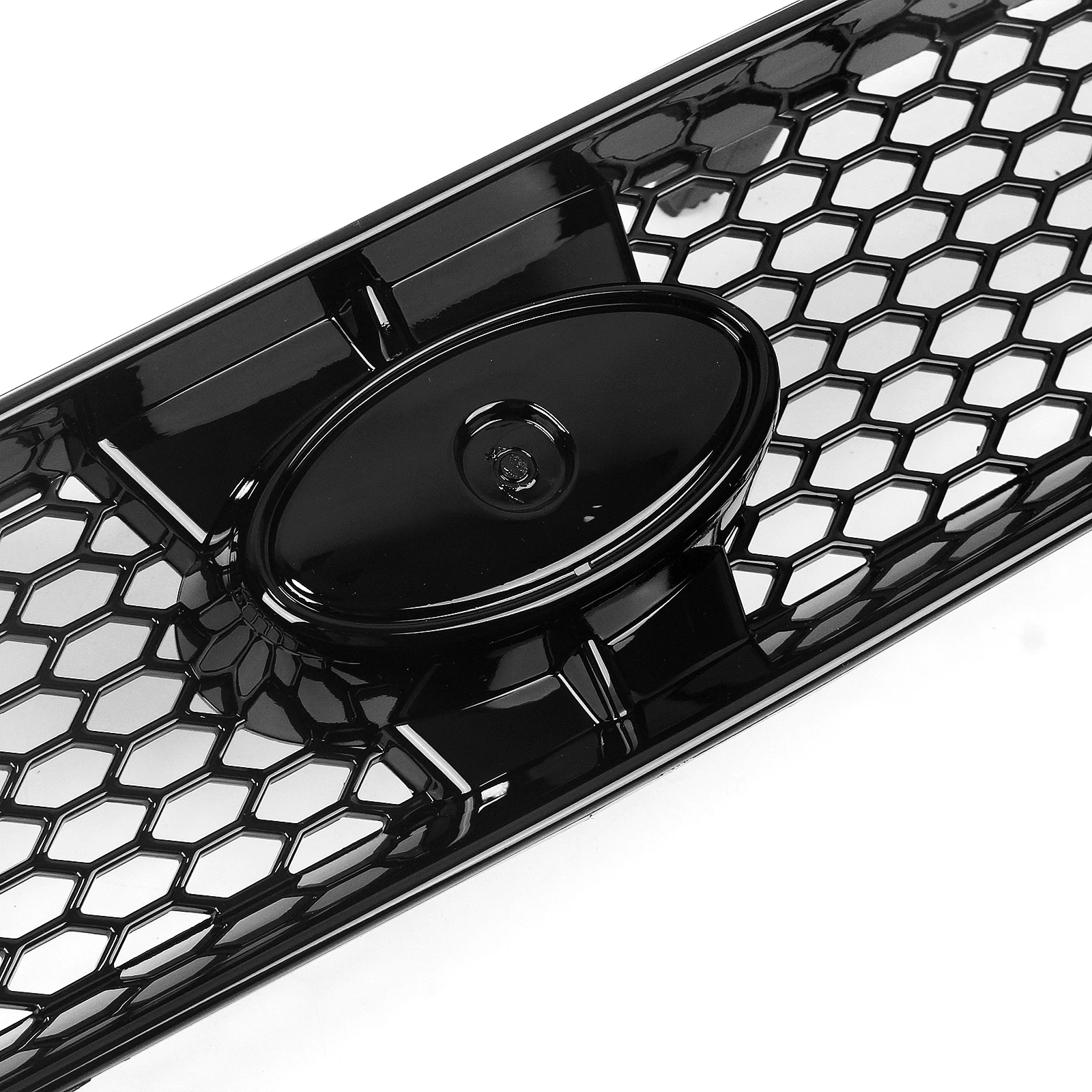 Front Grille Racing Grill For Subaru Impreza 8th 2004-2005 Carbon Fiber Look/Gloss/Matte Black Car Upper Bumper Hood Mesh Grid
