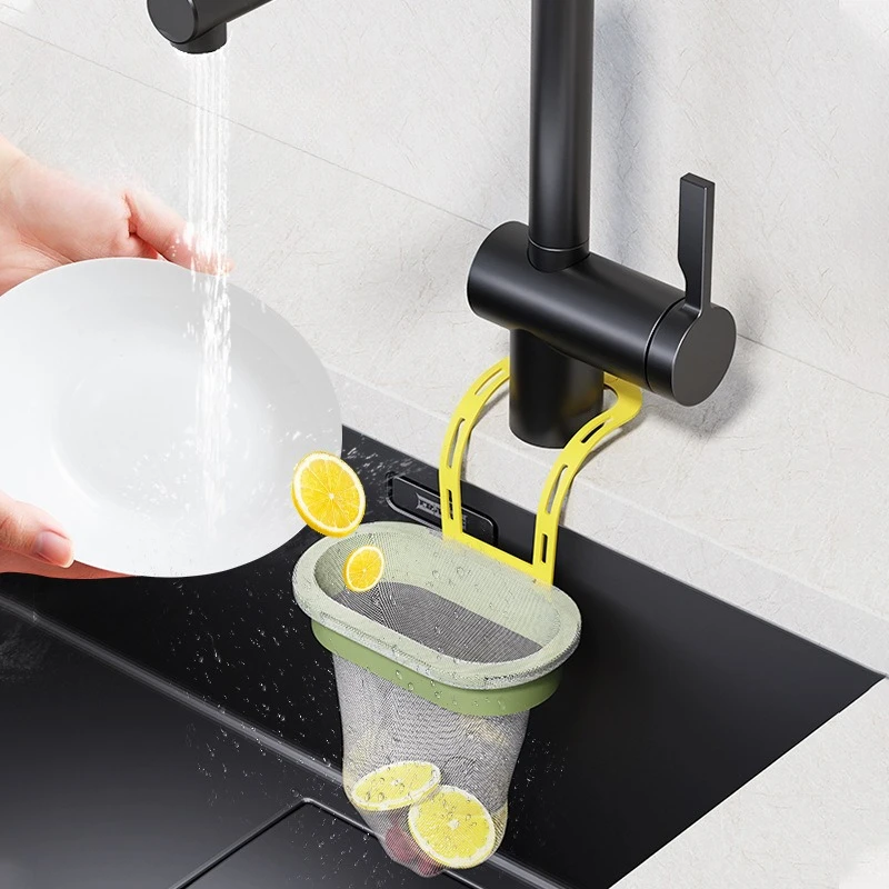

Bathroom Kitchen Sink Filter Hanging Bag Kitchen Sink Disposable Filter Leftovers Kitchen Waste Residue Draining Net Screen