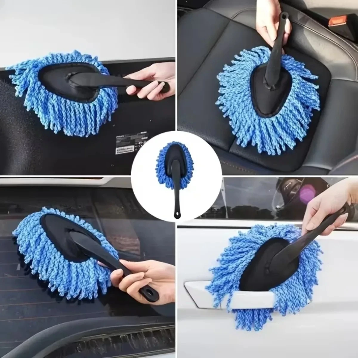 24Pcs Car Detailing Cleaning Kit Detail Brushes Sponge Hub Brushes Nylon Gloves For Auto Interior Exterior Care