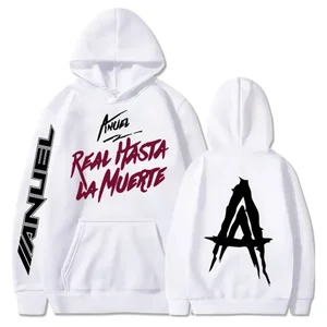 الرجال مقنعين بلوفر بلوزة أناقة الشارع مغني الراب معاطف حقيقي AA الخريف قمم الرجال أعلى 8 بيع من النوع الثقب ثقب الإبهام - No1