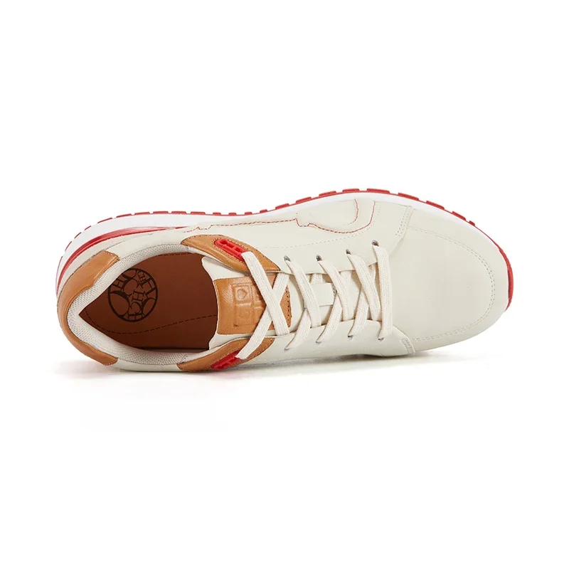 Simple Retro Solid Color Casual Flat Shoes Women\'s Spring and Autumn Fashion Leather Material New Sports Shoes