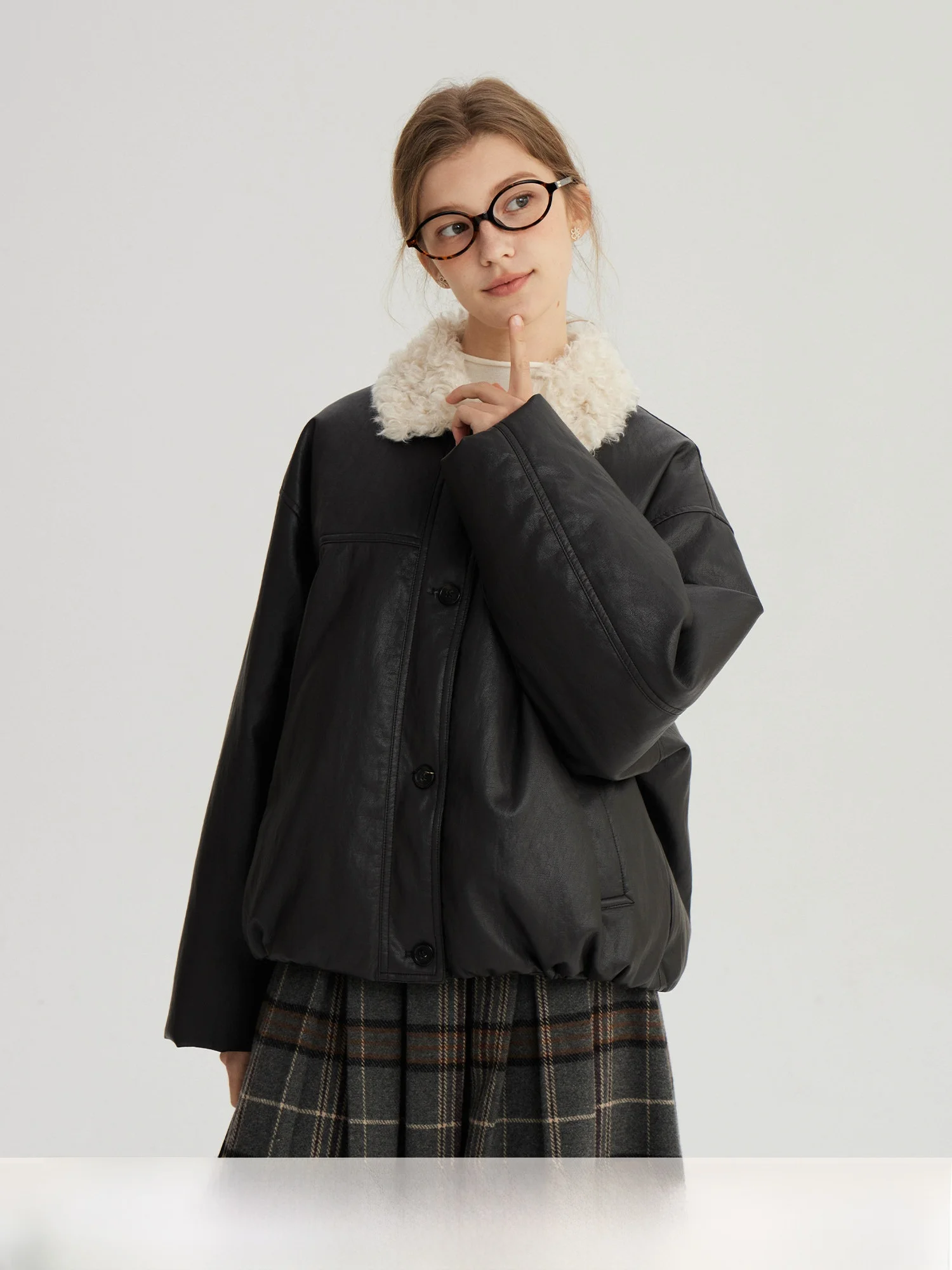 

Куртка Bruland Pure Color Du Down Jaet с меховым воротником, женская кожаная верхняя одежда, стеганая, морозостойкая, для повседневной носки