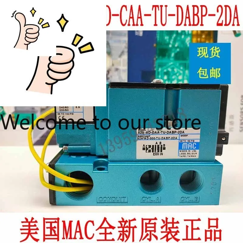 Original American MAC Solenoid Valve 82A-AD-CAA-TU-DABP-2DA