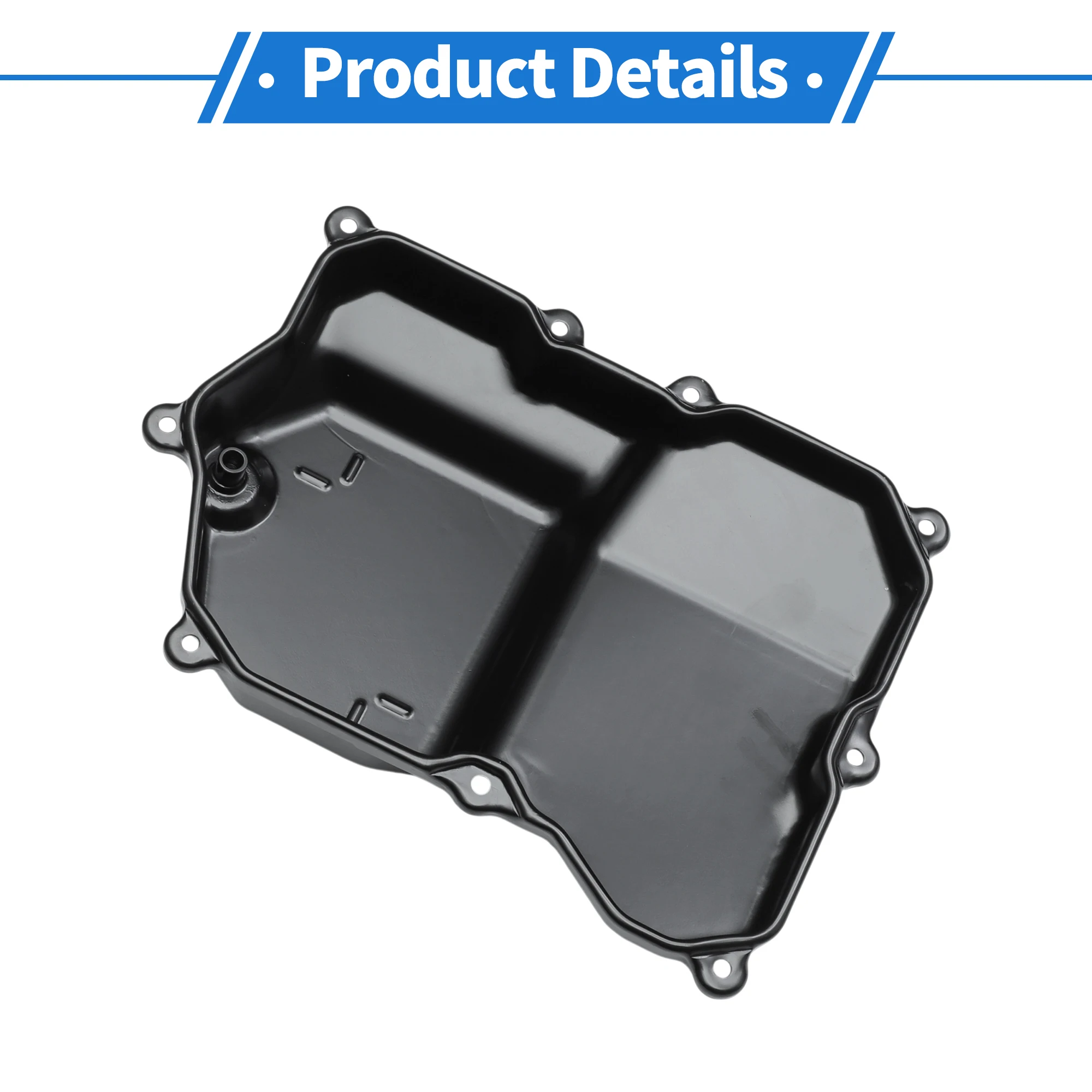 

UXCELL No.265841/09M321361A/09M321370A Масляный поддон двигателя Масляный поддон поддона Коробка передач Масляный поддон для Audi Q3 2015-2018 Сталь Черный