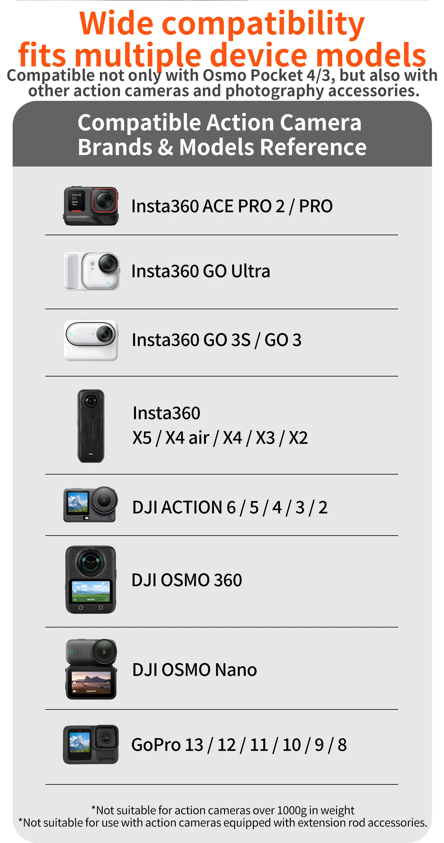 Tragbares Magnetisches Stativ 1/4 Faltbarer Handgriff für DJI Osmo Pocket 4 3 Gimbal Vlog Ein-Knopf-Schnellaufbau Leichtgewichtig Rutschfest – Detail 7