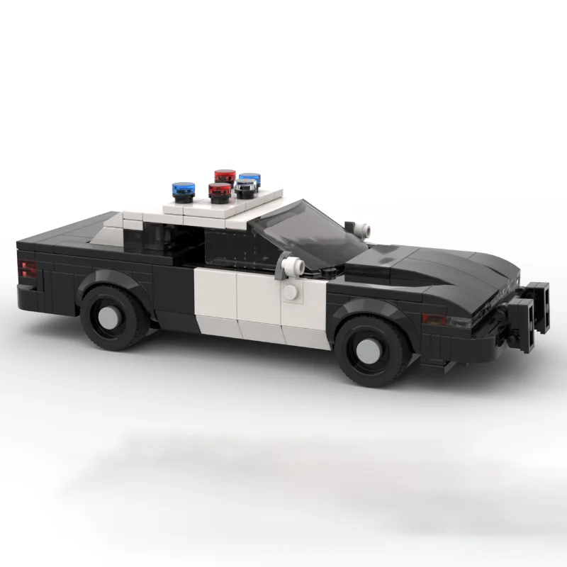 302PCS MOC California Highway Patrol Interceptor Auto Model DIY Gemonteerd Bouwstenen Speelgoed kinderen Verjaardagscadeau