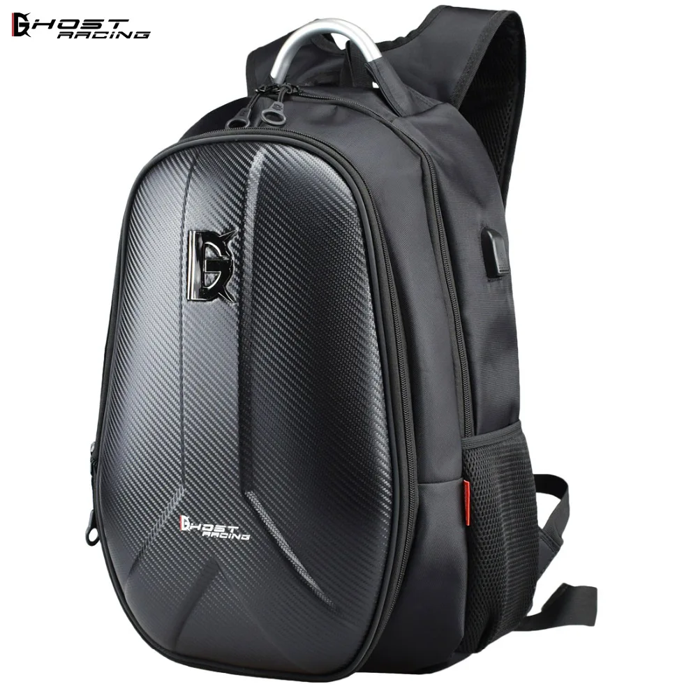 Motorcycle Backpack Large Capacity Helmet Bag Hard Shell Compartment Riding Travel Backpack for Men Women
