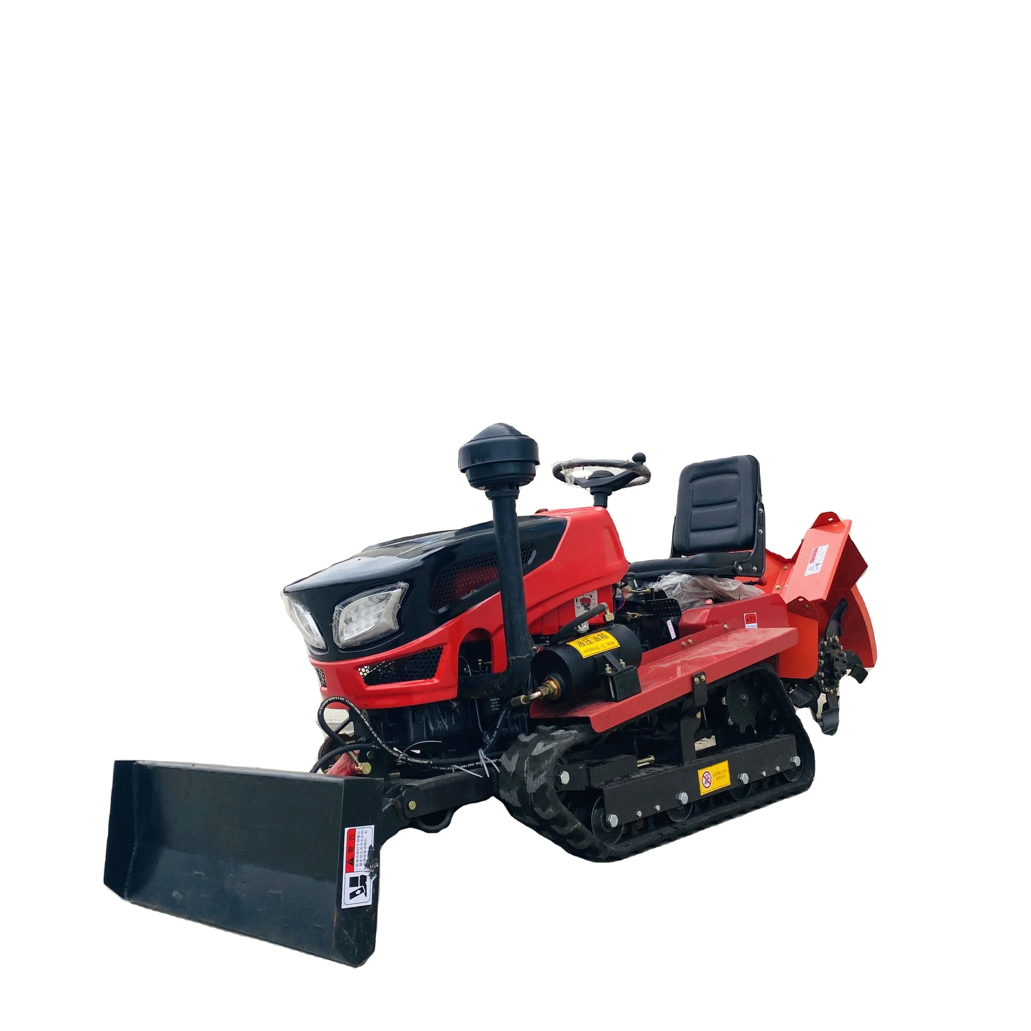 Chinesisches Ackerland Mini-Raupentraktor Mini 35 PS Landmaschinen Grubber Raupengartentraktor