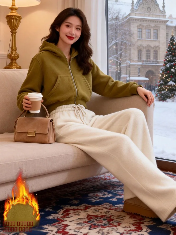 Jaqueta Puffer Feminina com Ajuste Solto, Aquecida, Com Forro, Casaco de Inverno Slim e Elegante para Mulheres